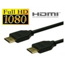Cable HDMI a HDMI 2 metros Version 1.3 10.2Gbps Bañado en Oro 