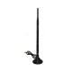 Antena WiFi Omnidireccional 9dBi 2.4GHz SMA con Base y Cable para Router Tarjeta